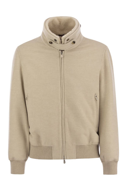 Cashmere bomber jacket - VOGUERINI