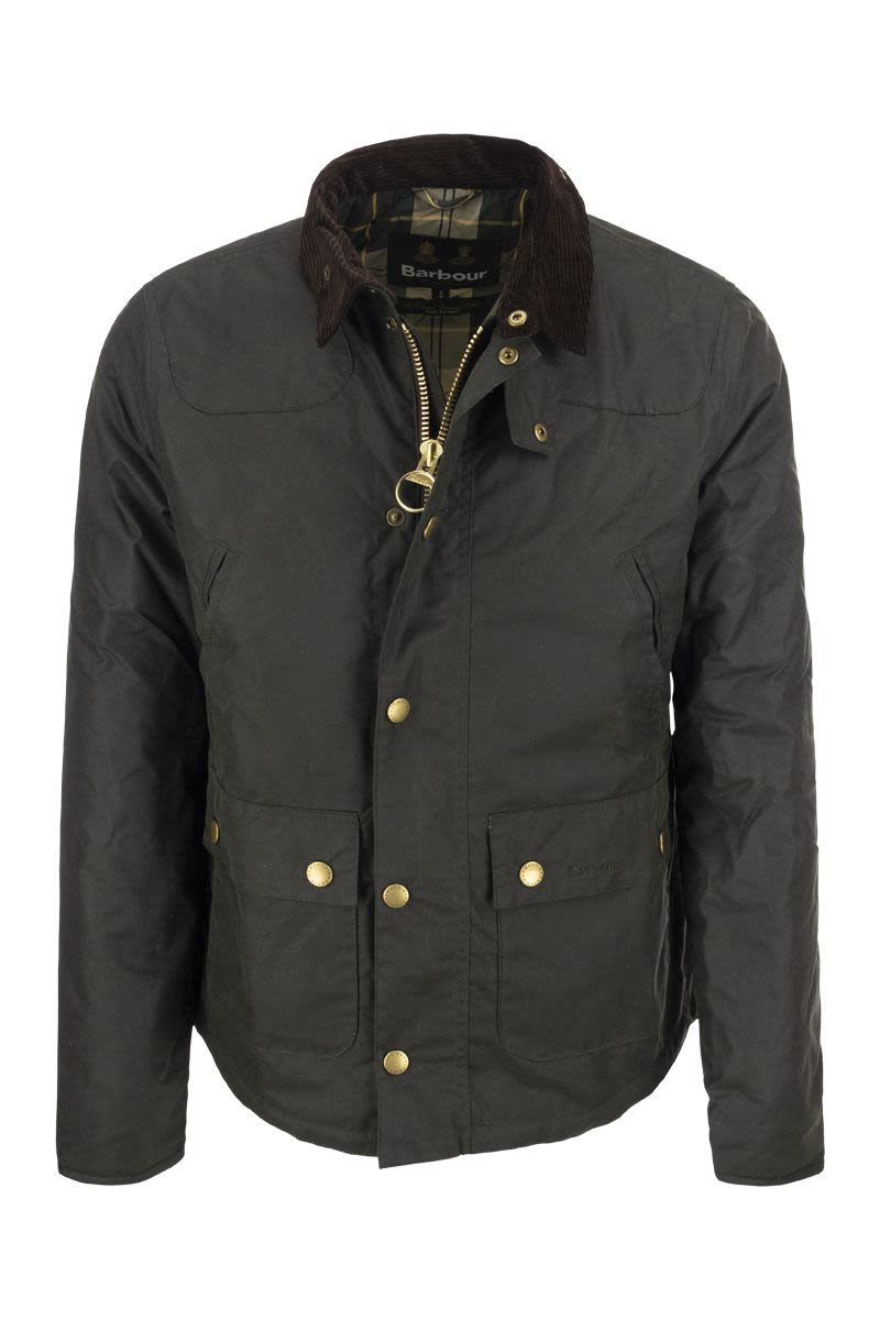 Reelin Waxed Cotton Jacket - VOGUERINI