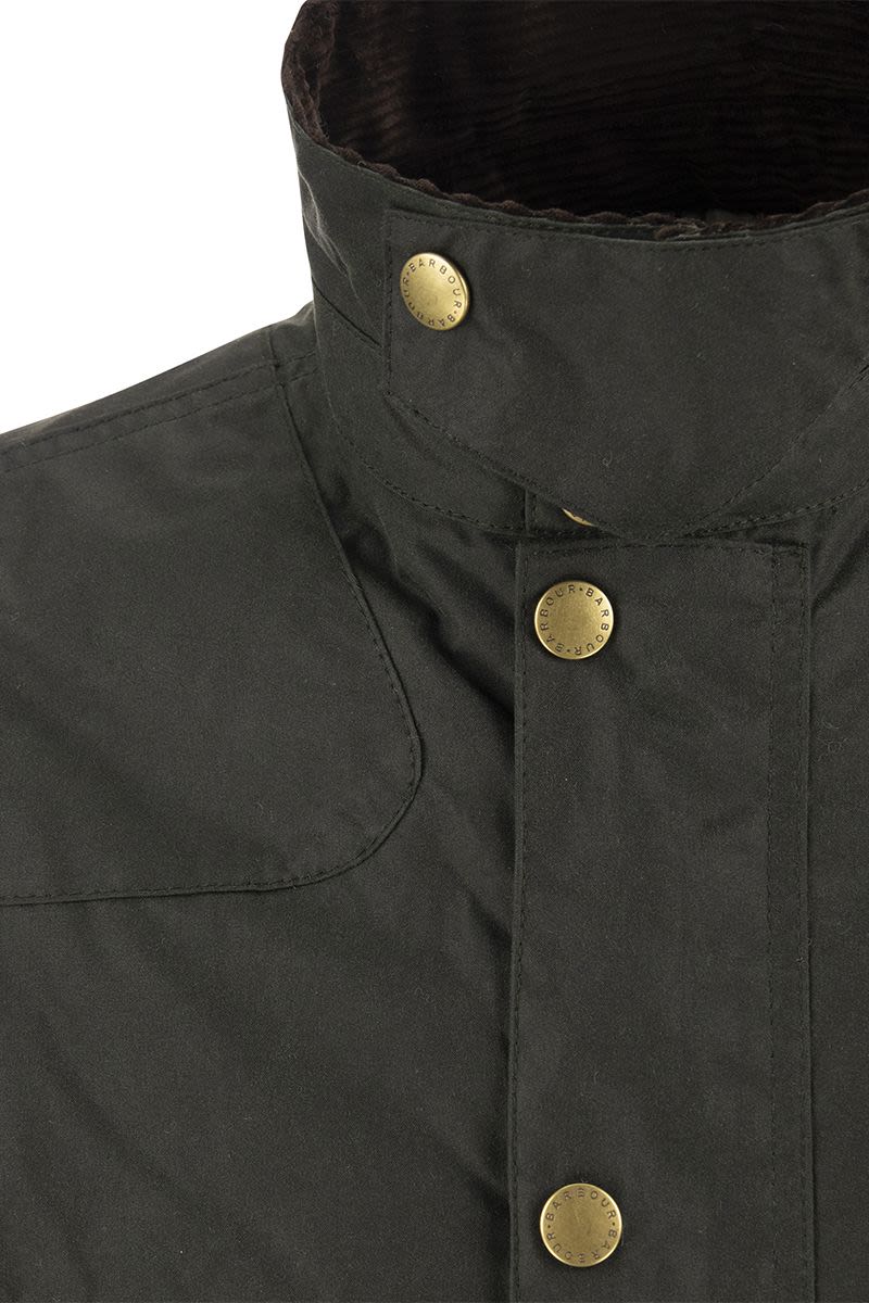 Reelin Waxed Cotton Jacket - VOGUERINI