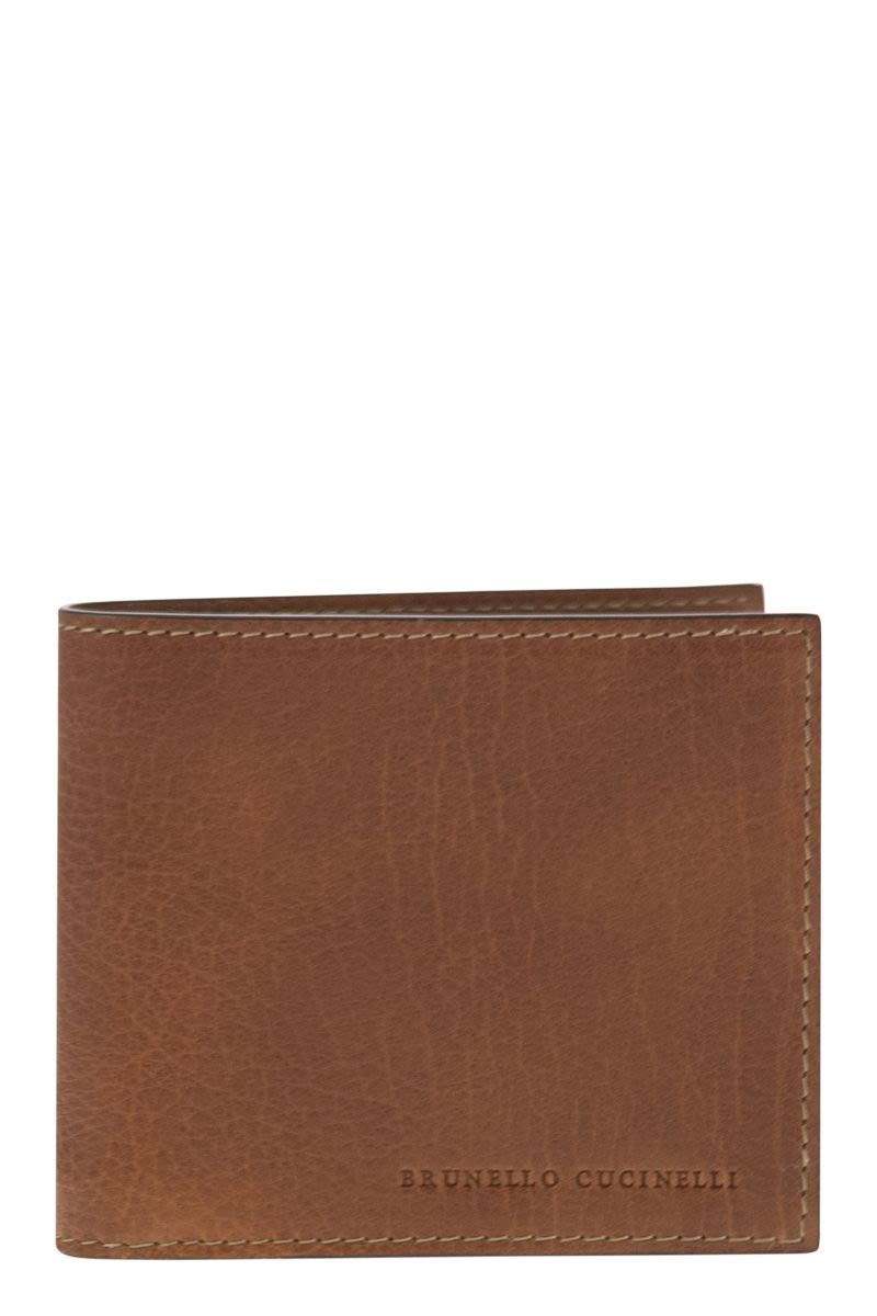 Grained leather wallet - VOGUERINI