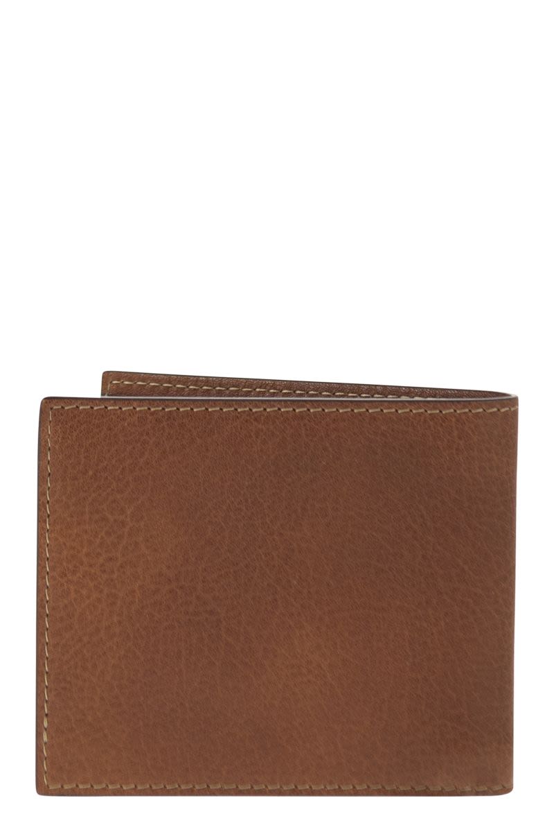 Grained leather wallet - VOGUERINI