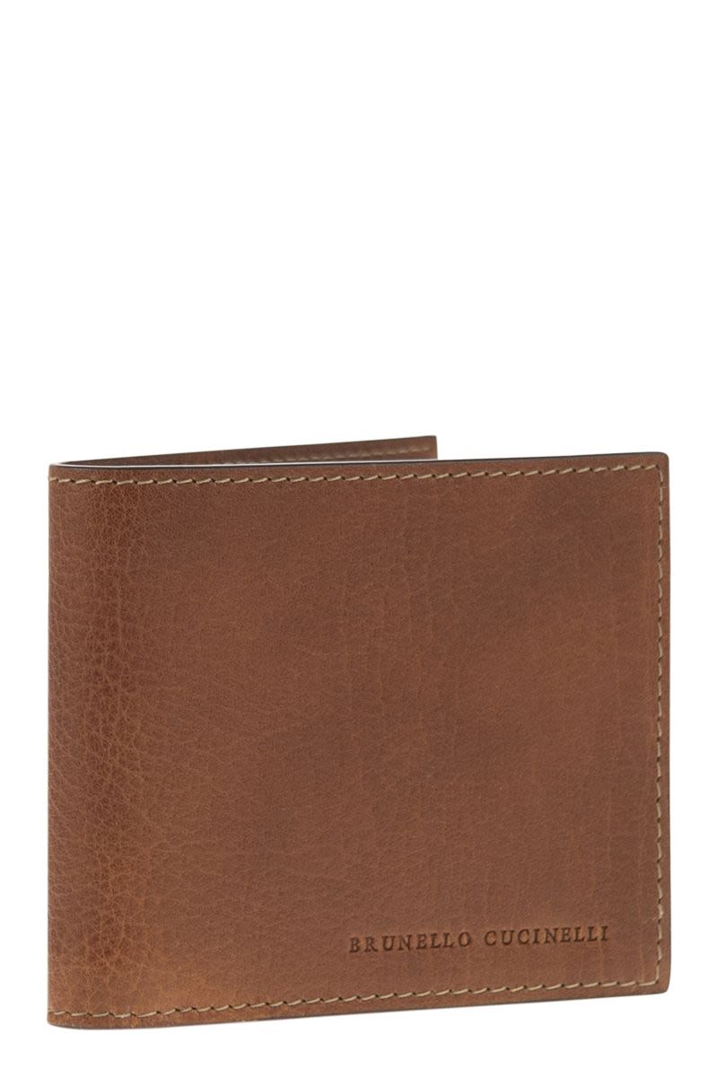 Grained leather wallet - VOGUERINI