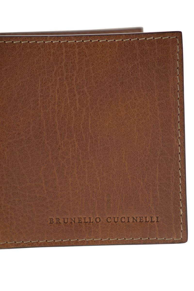 Grained leather wallet - VOGUERINI