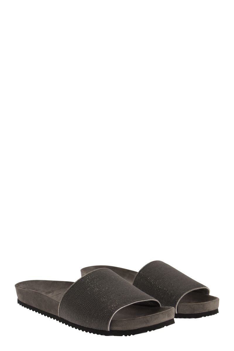 Precious lignite slippers - VOGUERINI