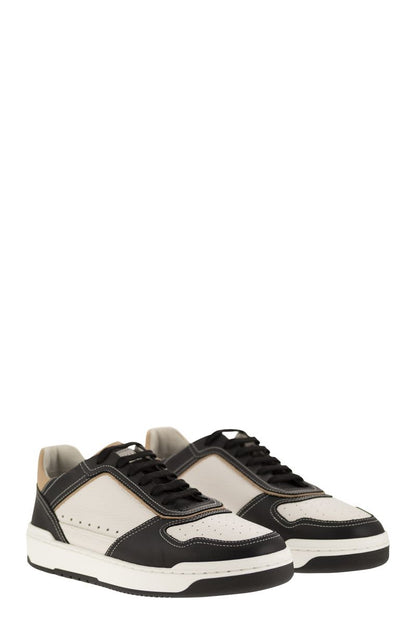 Calfskin Basket sneakers - VOGUERINI