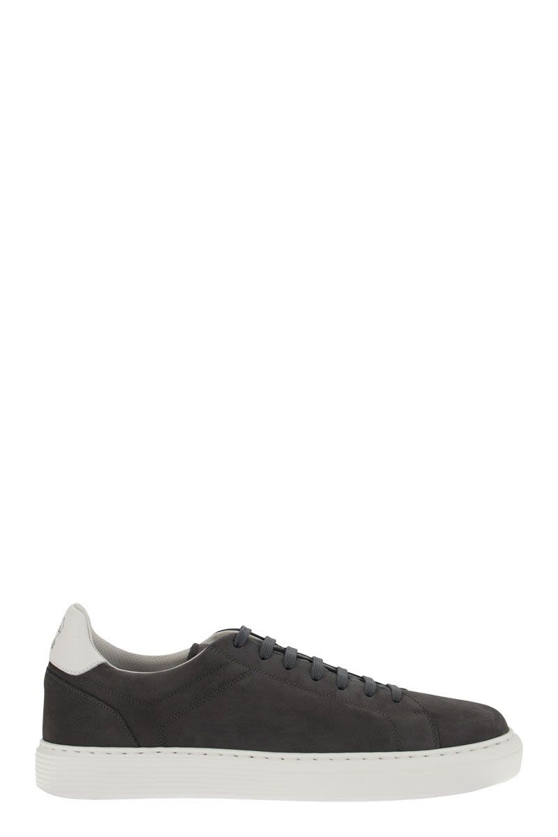 Nabuk calfskin sneakers - VOGUERINI