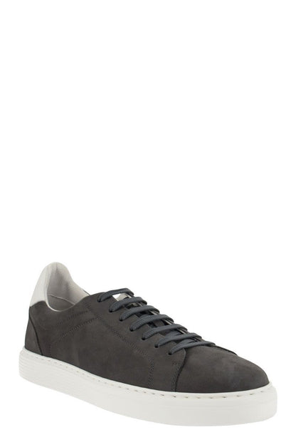 Nabuk calfskin sneakers - VOGUERINI