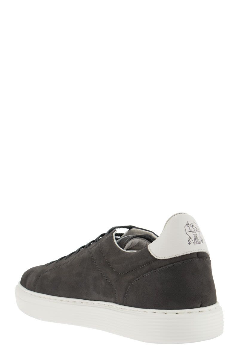 Nabuk calfskin sneakers - VOGUERINI