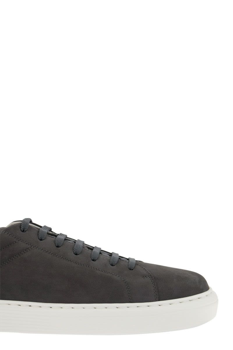 Nabuk calfskin sneakers - VOGUERINI