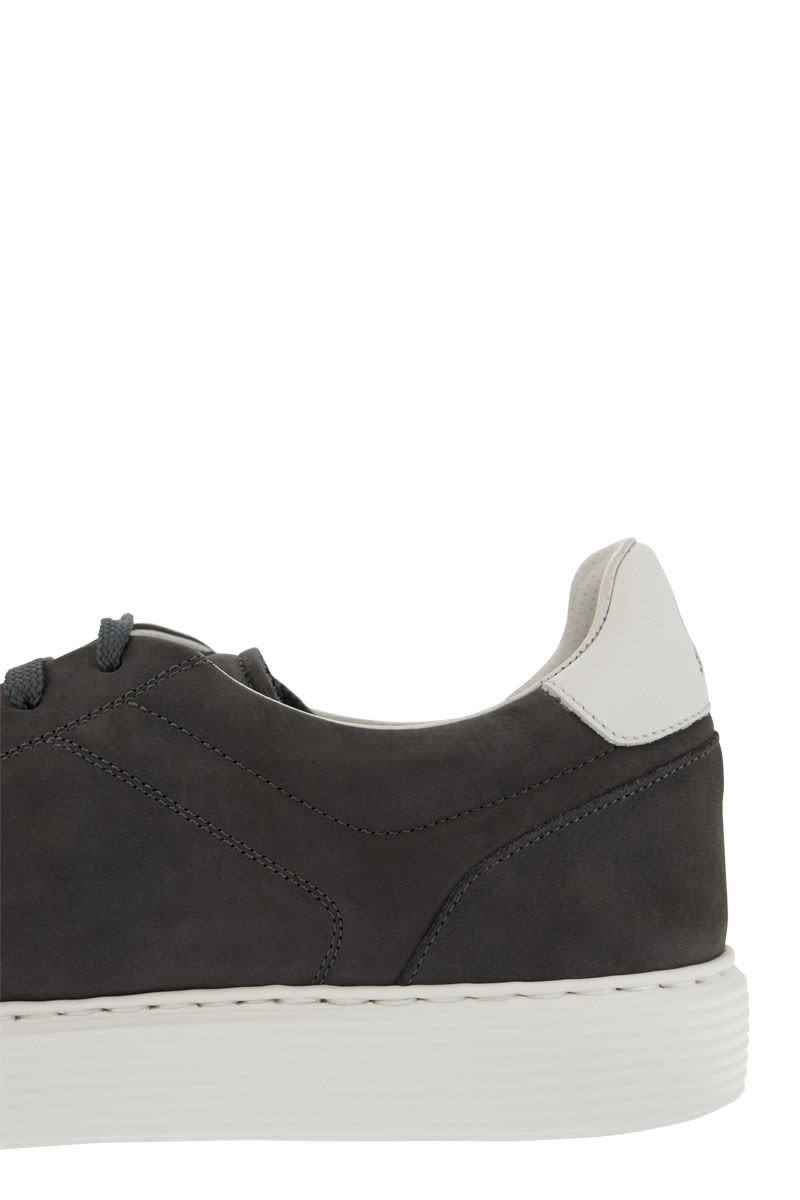 Nabuk calfskin sneakers - VOGUERINI