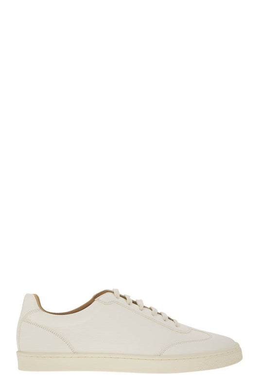 Deerskin trainers with latex sole - VOGUERINI