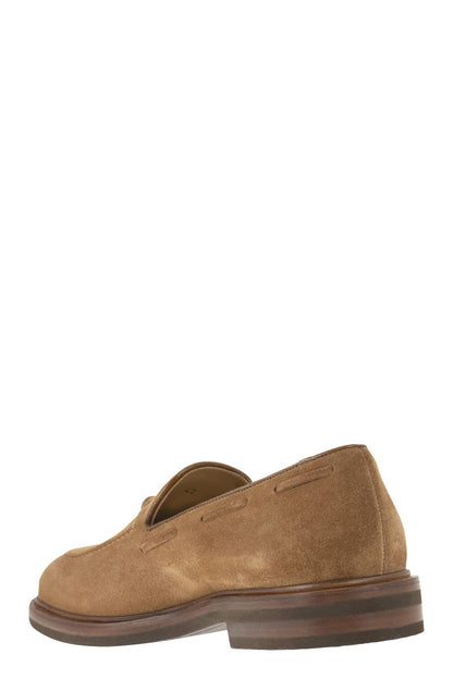 Suede moccasins with tassels - VOGUERINI