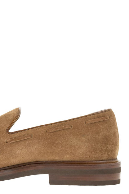 Suede moccasins with tassels - VOGUERINI