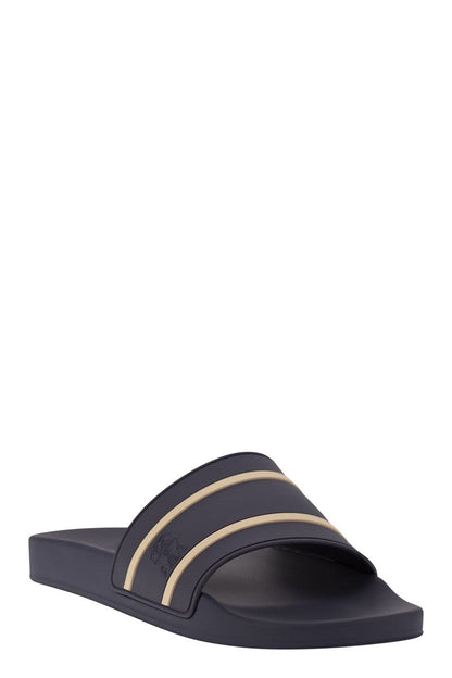 Striped rubber sandals - VOGUERINI