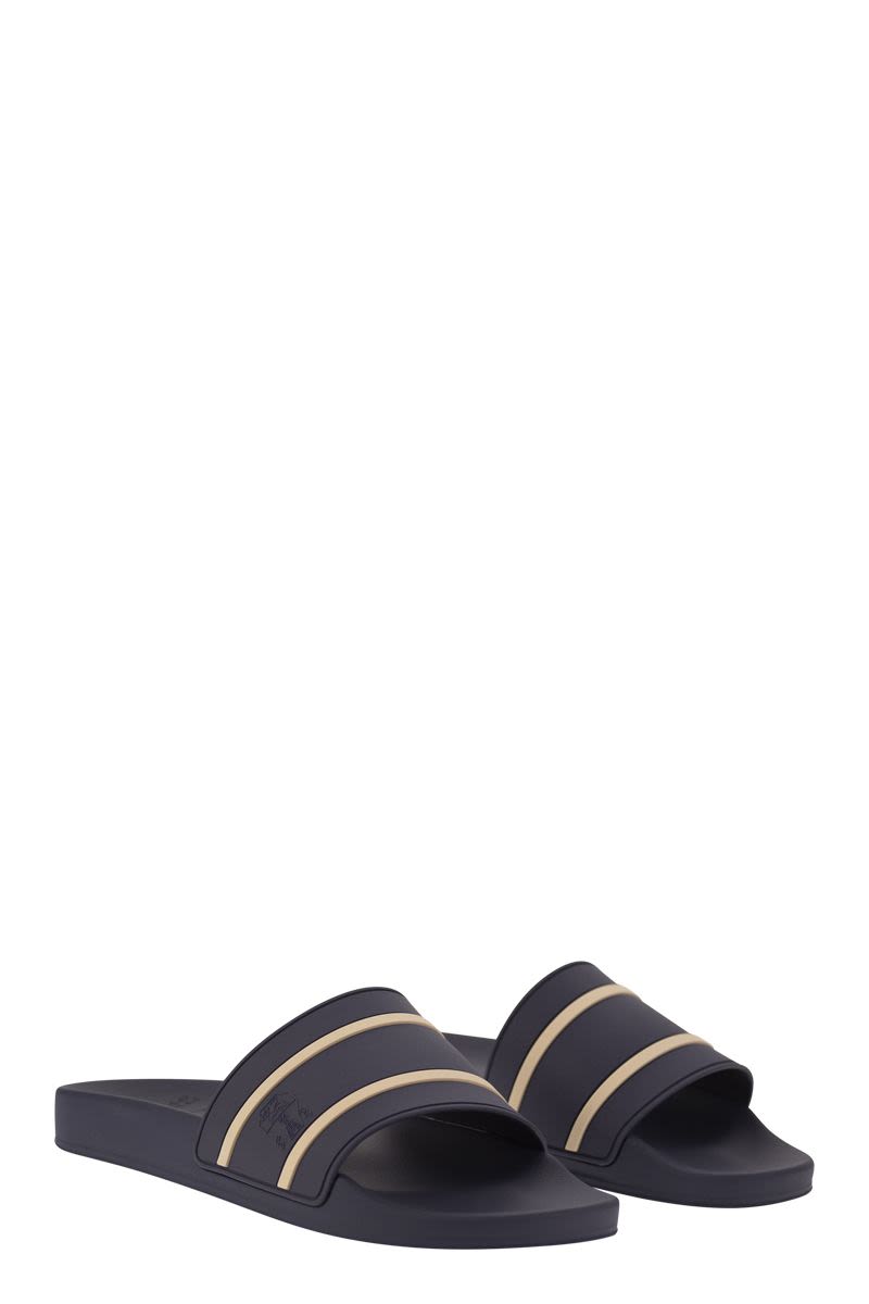 Striped rubber sandals - VOGUERINI