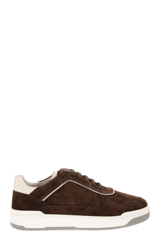 Suede Leather Sneakers - VOGUERINI