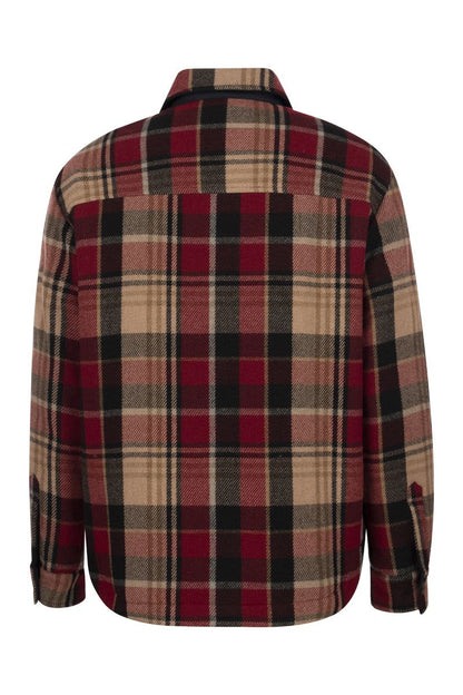 Shirt-cut check jacket - VOGUERINI