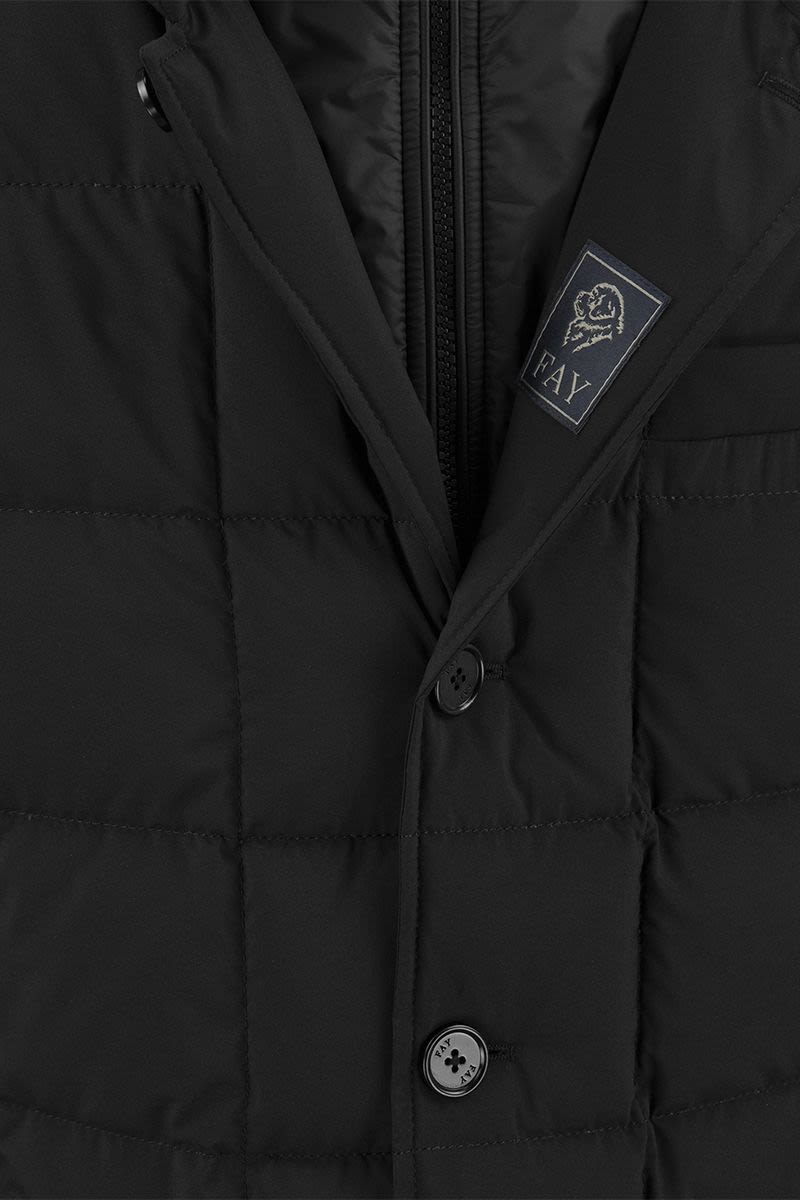 Long Double-fronted Down Jacket - VOGUERINI