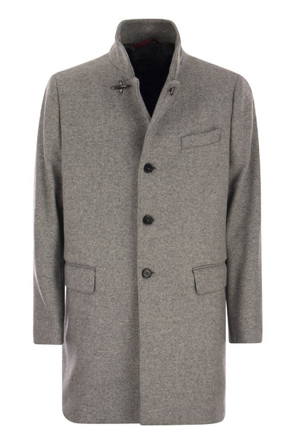 NEW DUTY - Wool-blend coat - VOGUERINI