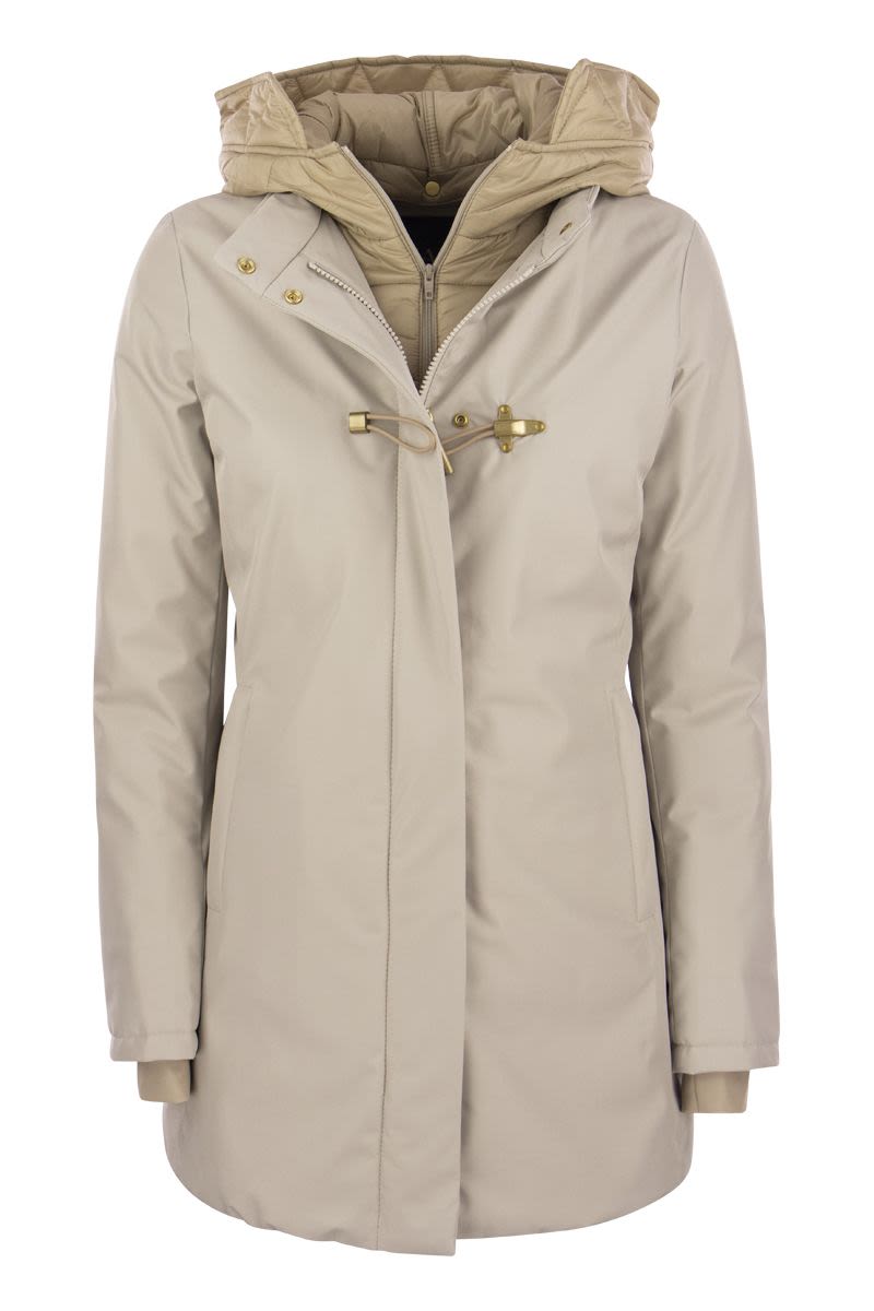 TOGGLE - double front parka - VOGUERINI