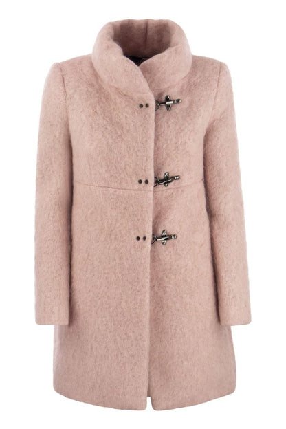 ROMANTIC - Wool, mohair and alpaca blend coat - VOGUERINI