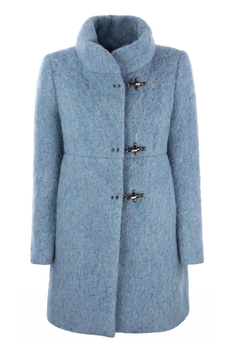 ROMANTIC - Wool, mohair and alpaca blend coat - VOGUERINI