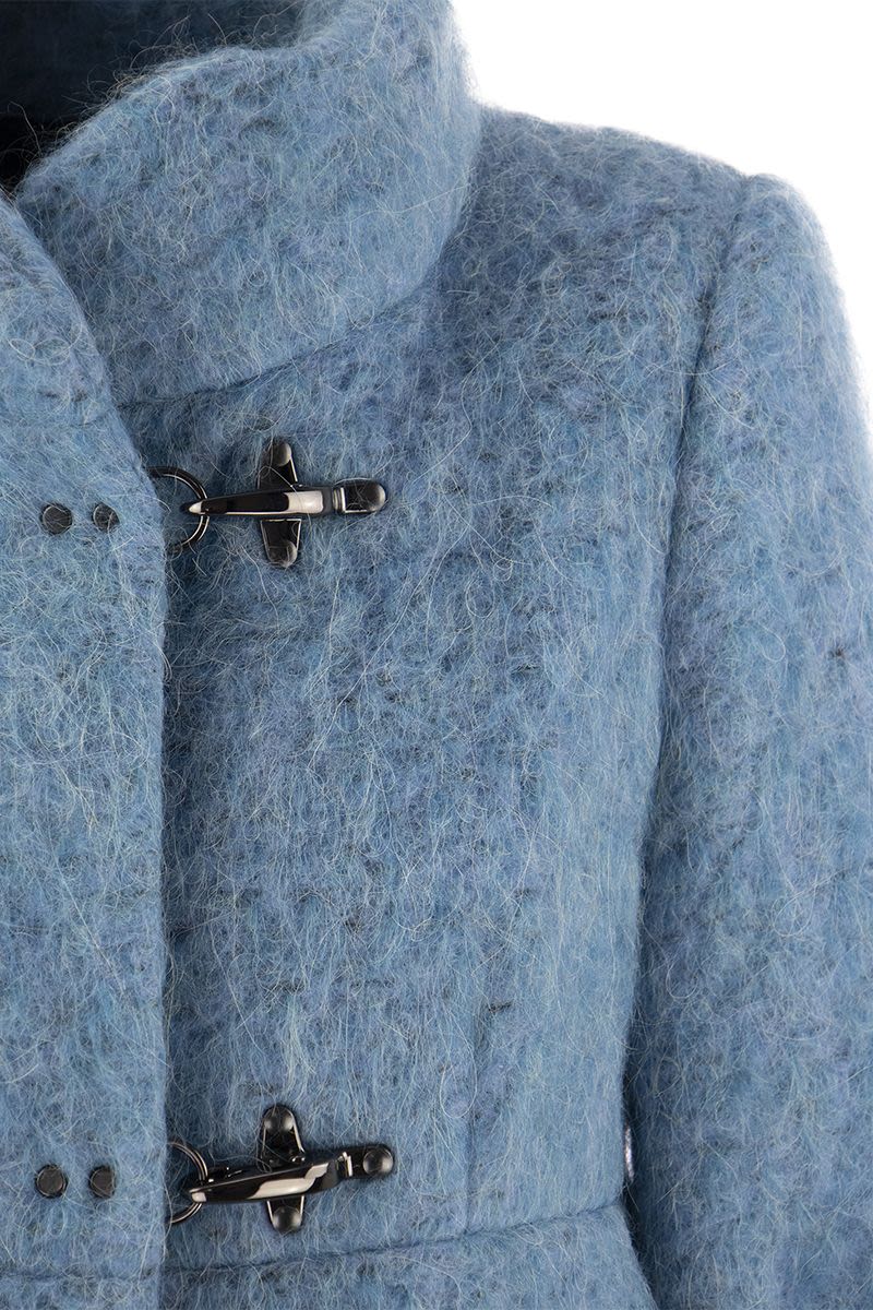 ROMANTIC - Wool, mohair and alpaca blend coat - VOGUERINI