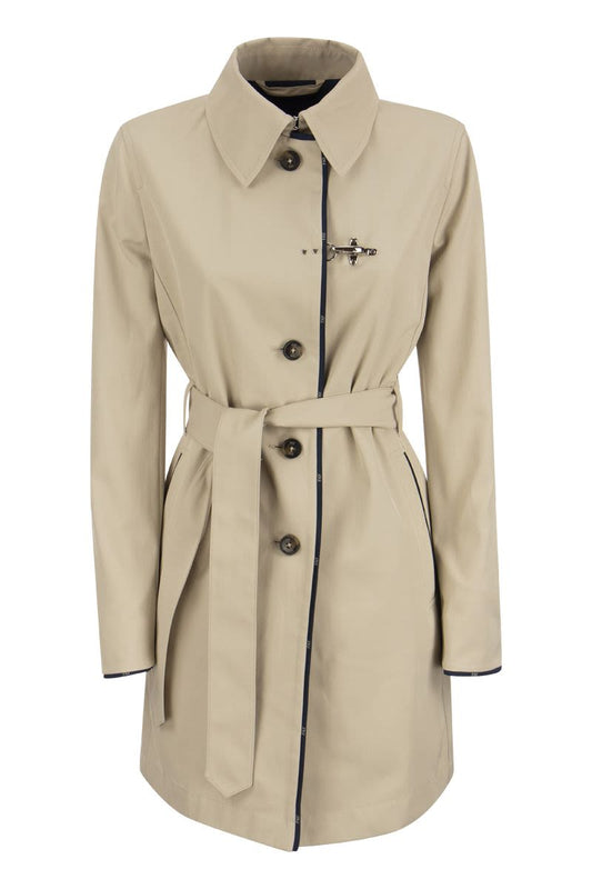 Trench coat with hook - VOGUERINI