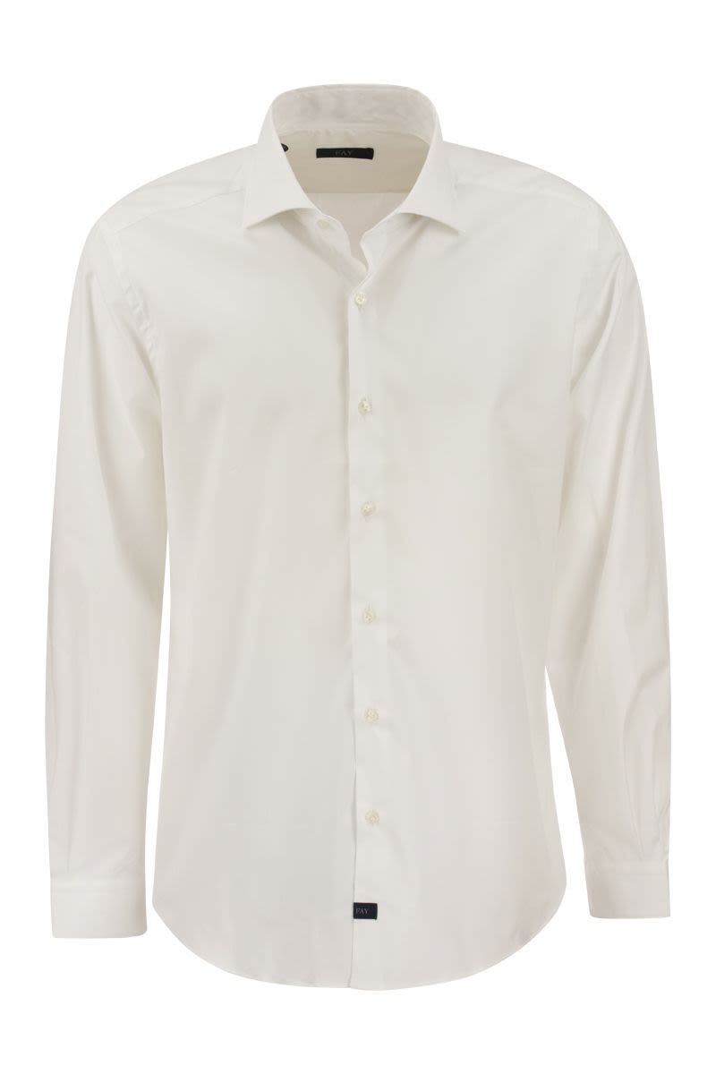 Stretch French Collar Shirt - VOGUERINI