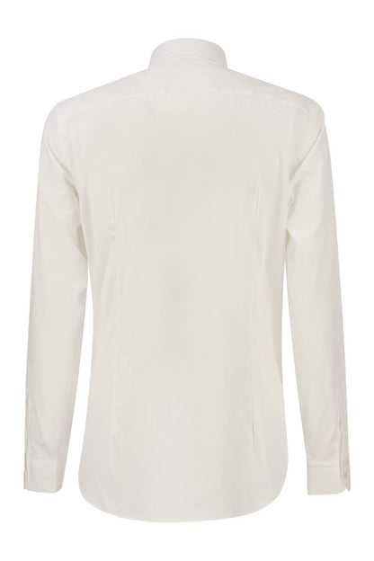 Stretch French Collar Shirt - VOGUERINI