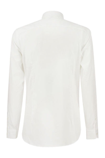 Stretch French Collar Shirt - VOGUERINI