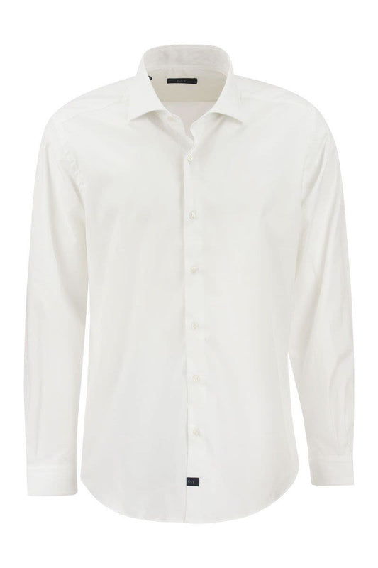 Stretch French Collar Shirt - VOGUERINI