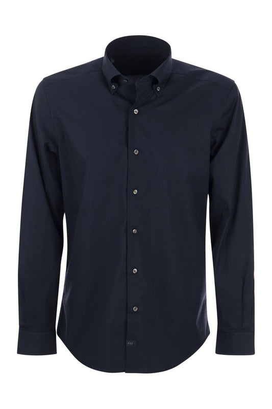 Stretch French Collar Shirt - VOGUERINI