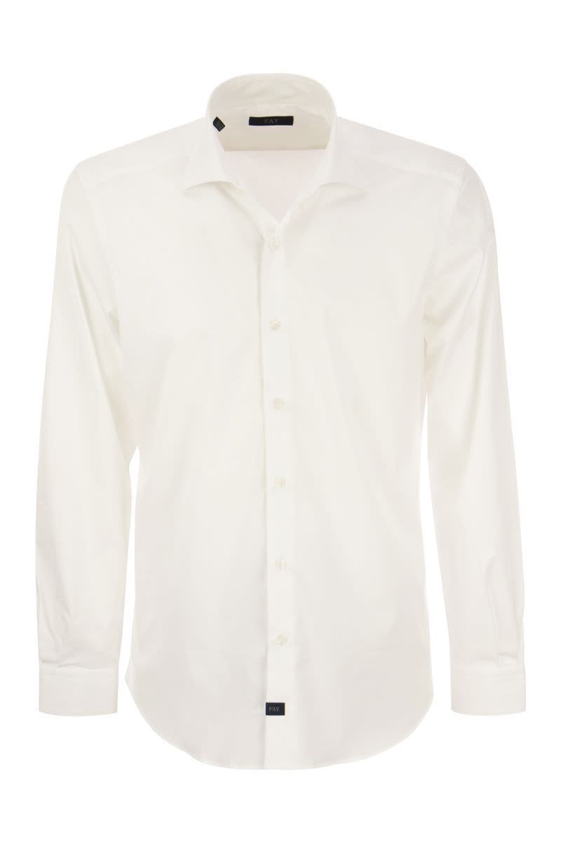 Stretch French Collar Shirt - VOGUERINI