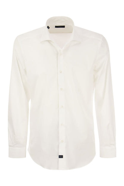 Stretch French Collar Shirt - VOGUERINI