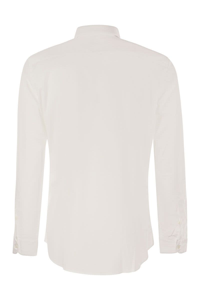 Stretch French collar shirt - VOGUERINI