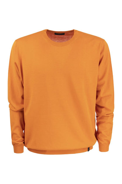 Cotton crew-neck jumper - VOGUERINI