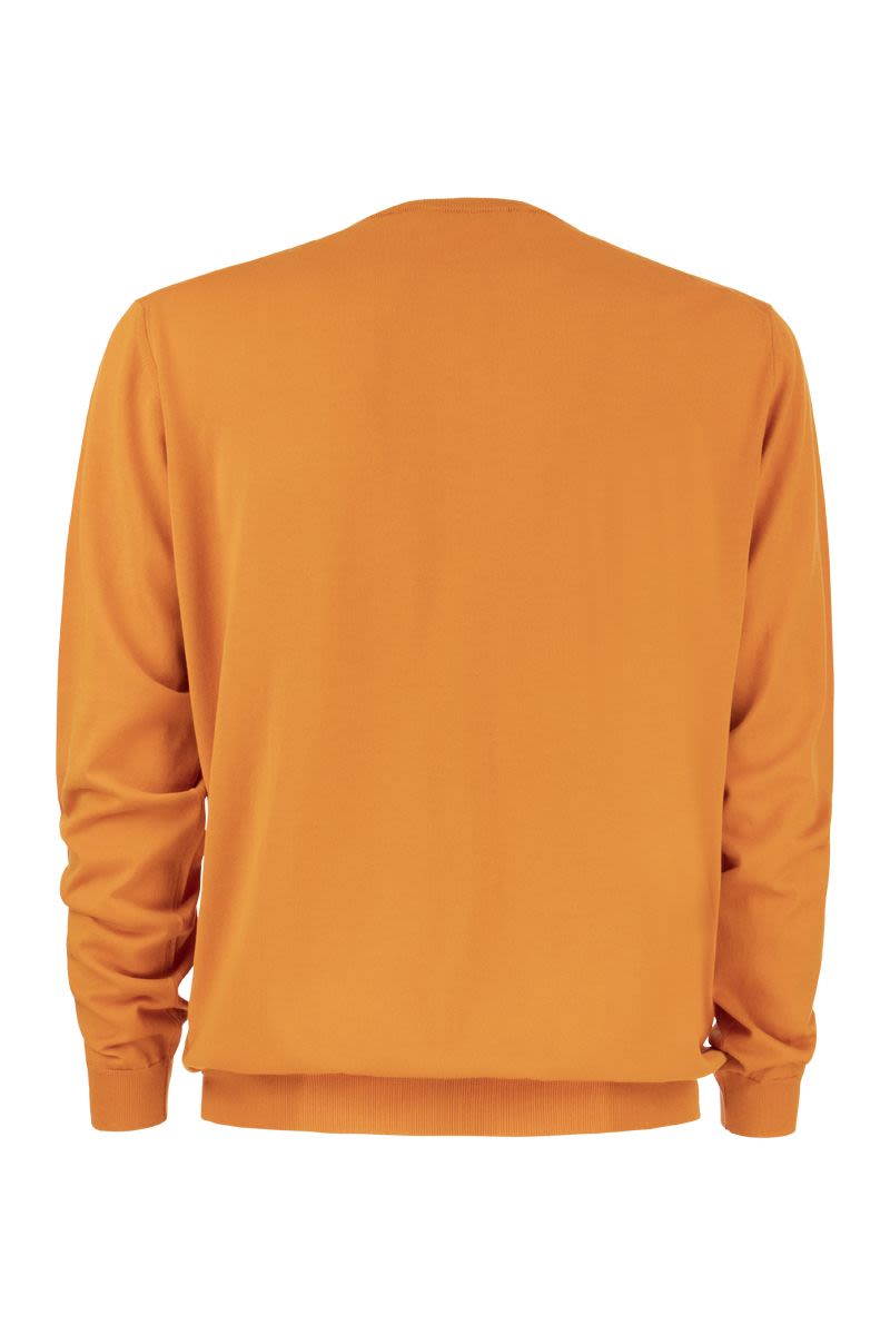 Cotton crew-neck jumper - VOGUERINI