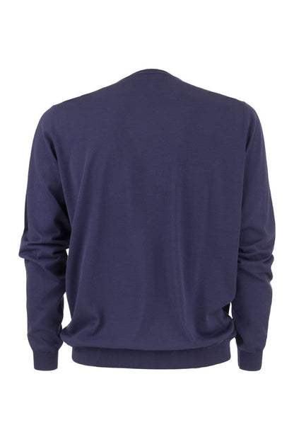 Cotton crew-neck jumper - VOGUERINI