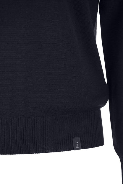 Wool crew-neck pullover - VOGUERINI