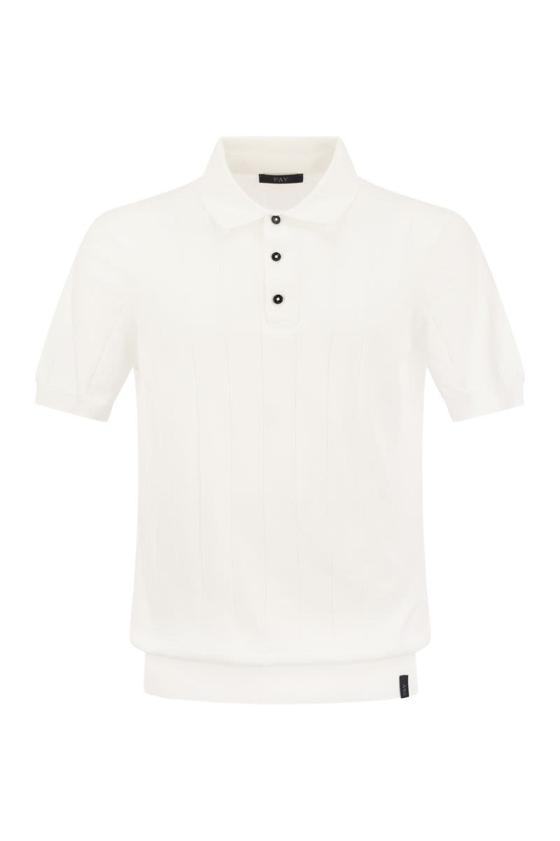 Knitted Polo Shirt - VOGUERINI