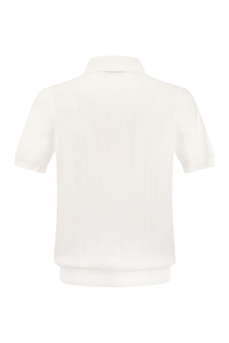 Knitted Polo Shirt - VOGUERINI