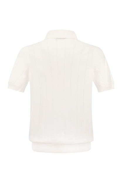 Knitted Polo Shirt - VOGUERINI