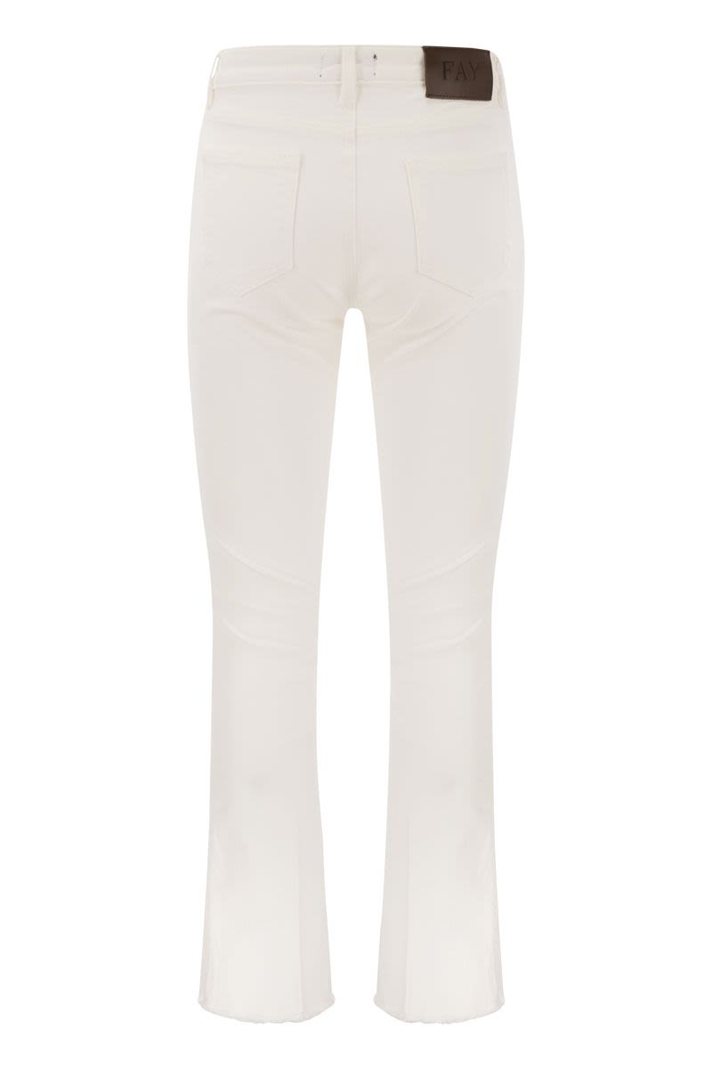 5-pocket trousers in stretch cotton. - VOGUERINI