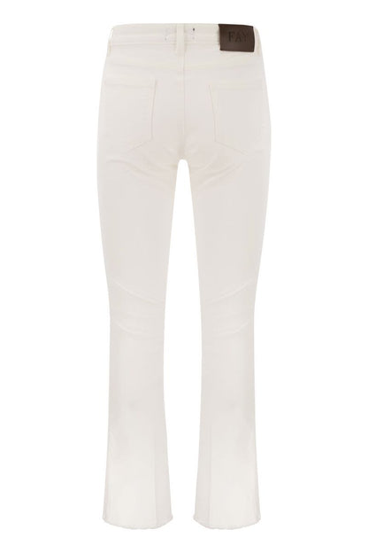 5-pocket trousers in stretch cotton. - VOGUERINI