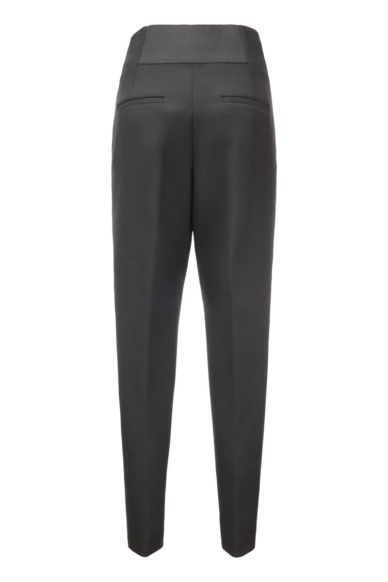 Stretch Slim-Fit Trousers - VOGUERINI