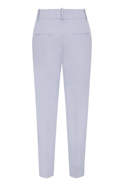 Stretch Cotton Trousers - VOGUERINI