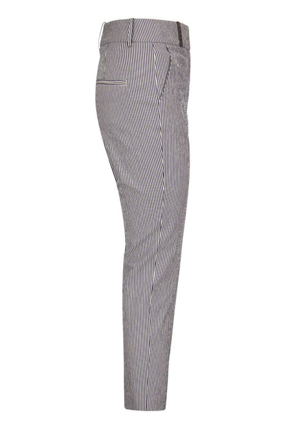 Techno trousers in Pinstripe Stretch Cotton - VOGUERINI