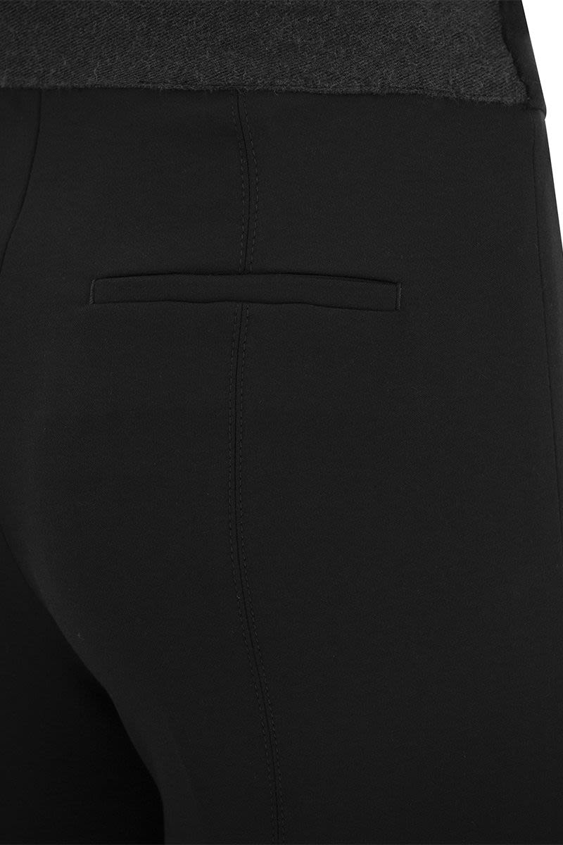 Skinny fit trousers in viscose and cotton - VOGUERINI