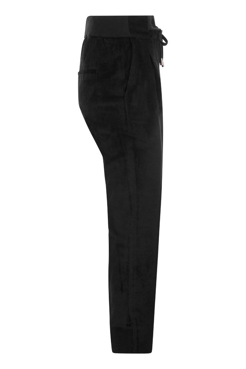 Corduroy pull-up trousers - VOGUERINI